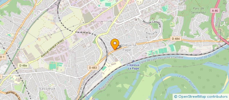 localisation de l'entreprise LEIA  RILLIEUX-LA-PAPE