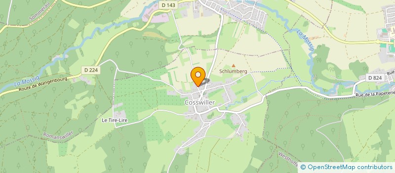 localisation de l'entreprise LEIBER  BERRWILLER