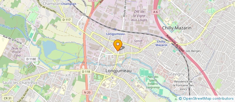 localisation de l'entreprise LEIBOVITSCH ET ASSOCIES à LONGJUMEAU