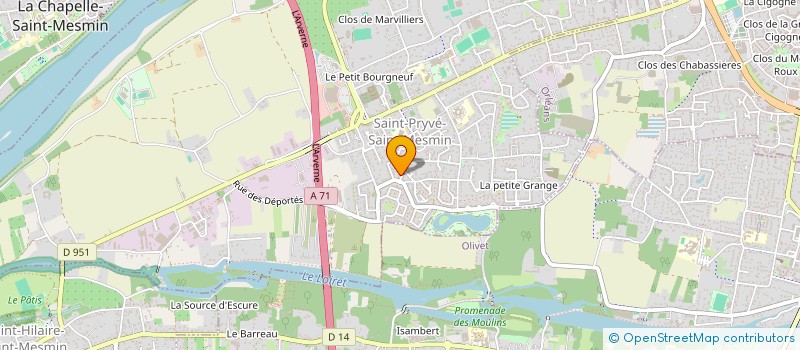 localisation de l'entreprise LEICANI  SAINT-PRYVE-SAINT-MESMIN