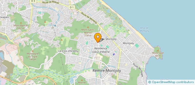 localisation de l'entreprise LEIDYS  REMIRE-MONTJOLY