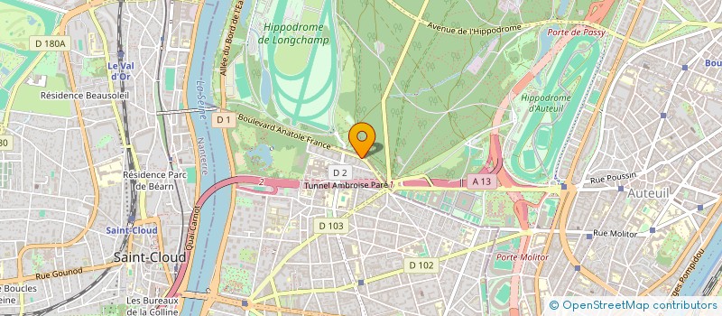 localisation de l'entreprise LEIGHTON SQUARE INVEST à BOULOGNE-BILLANCOURT