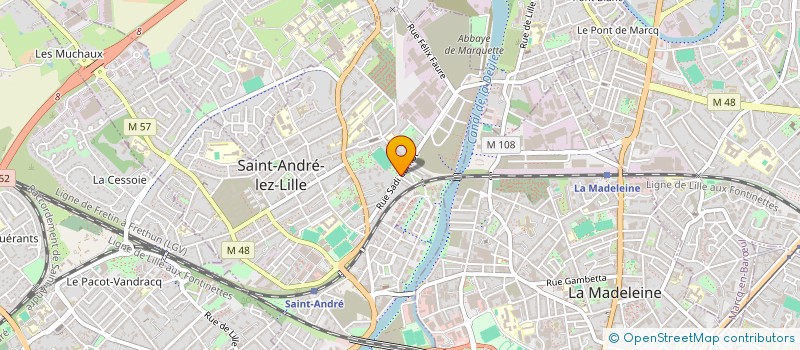 localisation de l'entreprise LEIGNEL à SAINT-ANDRE-LEZ-LILLE