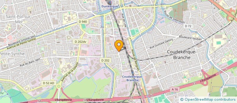localisation de l'entreprise LEIGNIER  COUDEKERQUE-BRANCHE