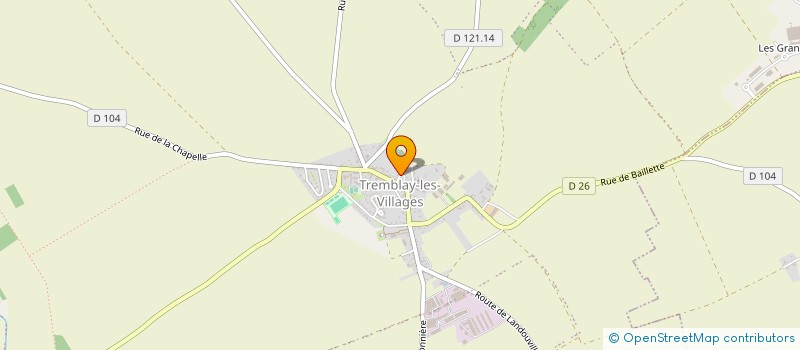 localisation de l'entreprise LEIGO PATRICK à TREMBLAY-LES-VILLAGES