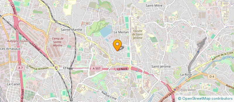 localisation de l'entreprise LEIHA  MARSEILLE 14