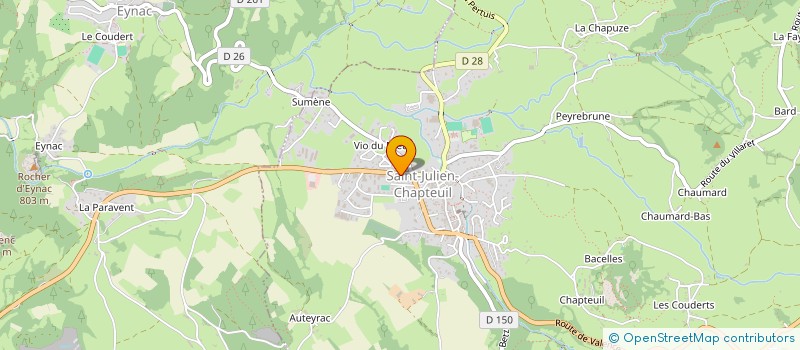 localisation de l'entreprise LEIKH  SAINT-JULIEN-CHAPTEUIL
