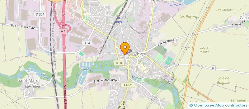 localisation de l'entreprise LEILAGUL  ROYE