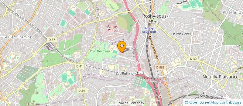 localisation de l'entreprise LEILALA SHOP  MONTREUIL