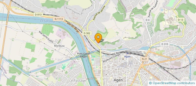 localisation de l'entreprise LEIN'HARMONIE  AGEN