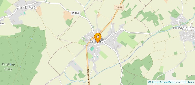 localisation de l'entreprise LEINAD  ORVILLIERS