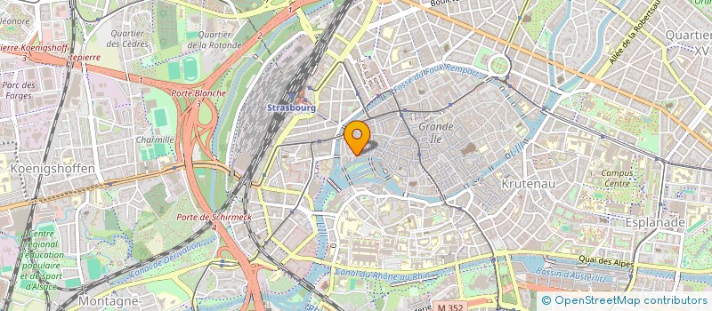 localisation de l'entreprise LEINER & FILS à STRASBOURG