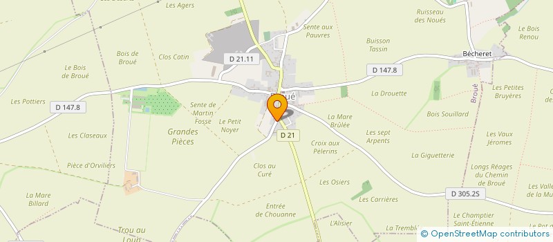 localisation de l'entreprise LEININGER STEPHANE à BROUE