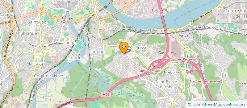 localisation de l'entreprise LEINUA  SAINT-PIERRE-D'IRUBE