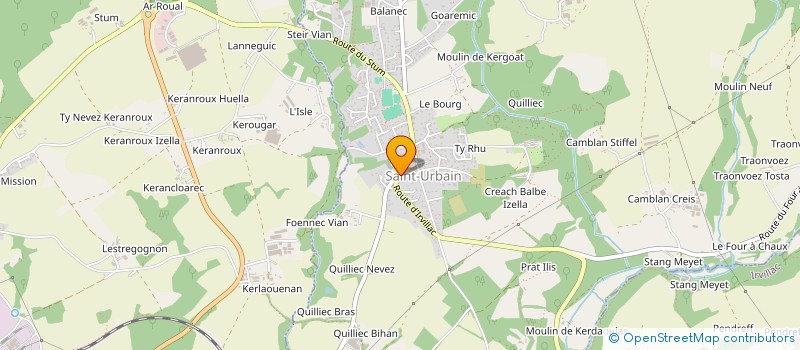 localisation de l'entreprise LEIPP & CO  SAINT-URBAIN