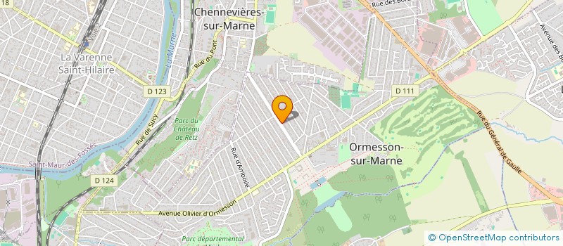 localisation de l'entreprise LEIRISOL à ORMESSON-SUR-MARNE
