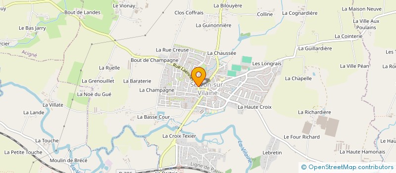 localisation de l'entreprise LEISURE SPORT DIFFUSION à SERVON-SUR-VILAINE