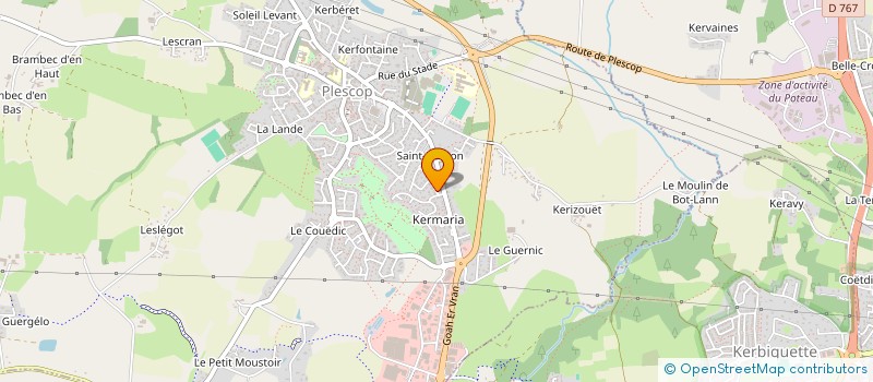 localisation de l'entreprise LEITAN  PLESCOP