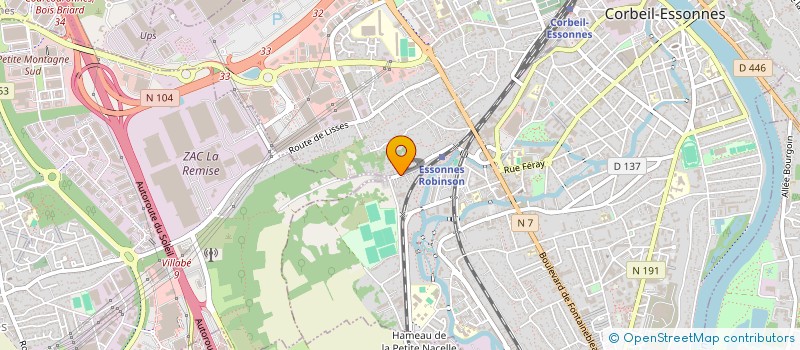 localisation de l'entreprise LEITE PINTO à CORBEIL-ESSONNES