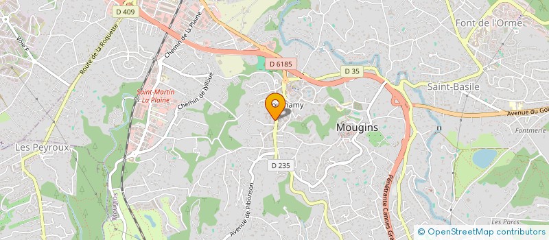 localisation de l'entreprise LEJ à MOUGINS