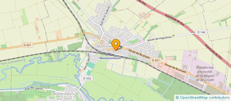 localisation de l'entreprise LEJ  ETTENDORF