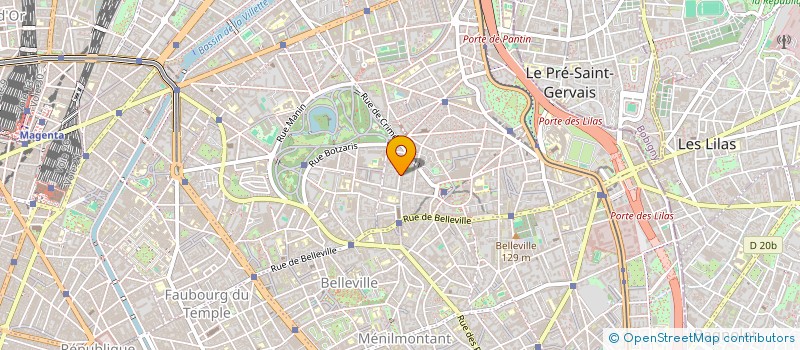 localisation de l'entreprise LEJA SARL  PARIS