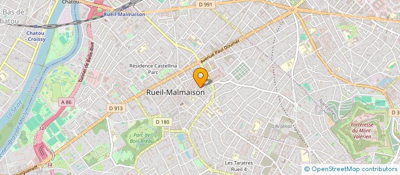 localisation de l'entreprise LEJABIN IMMOBILIER à RUEIL-MALMAISON
