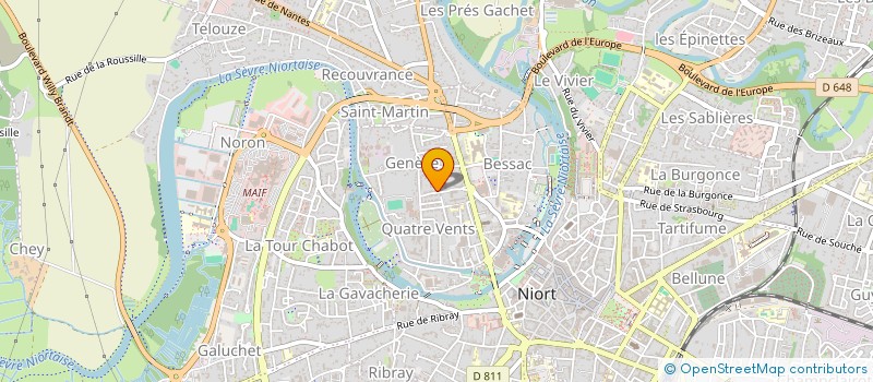 localisation de l'entreprise LEJAGA 4  NIORT