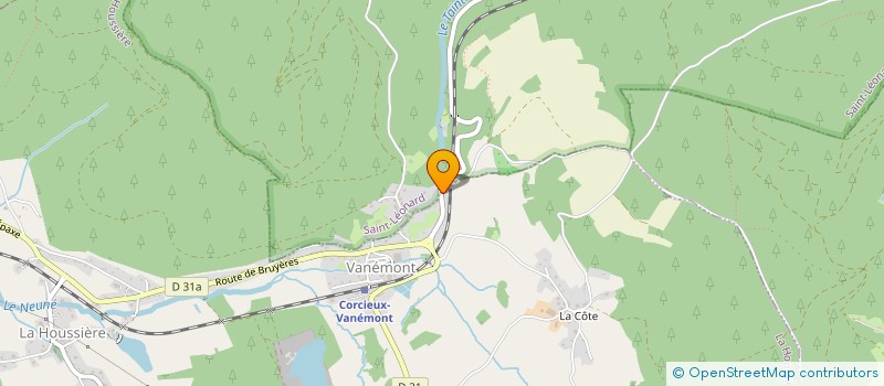 localisation de l'entreprise LEJAL MATERIAUX à LA HOUSSIERE