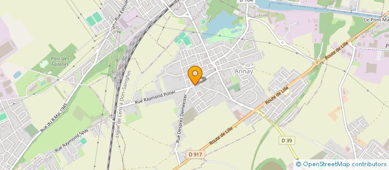 localisation de l'entreprise LEJANA à ANNAY