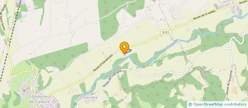 localisation de l'entreprise LEJARS à CHATEAUNEUF-DE-GALAURE