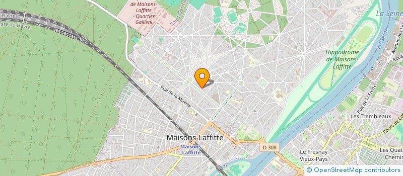 localisation de l'entreprise LEJEALLE CONSULTING  MAISONS-LAFFITTE