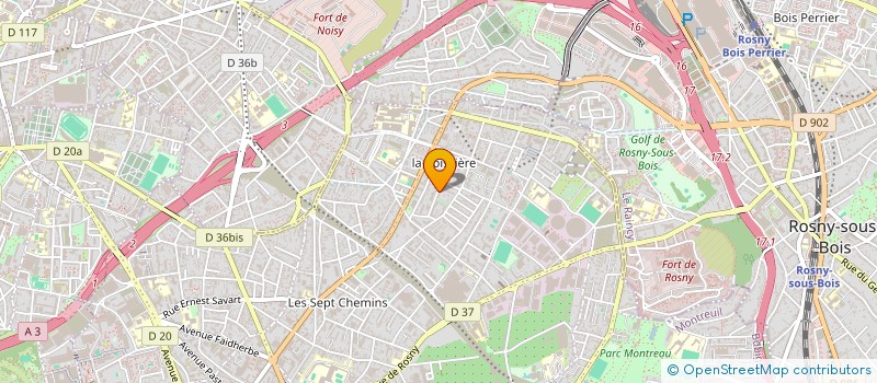 localisation de l'entreprise LEJELEC à MONTREUIL