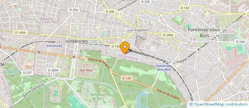 localisation de l'entreprise LEJEMPTEL  FONTENAY-SOUS-BOIS