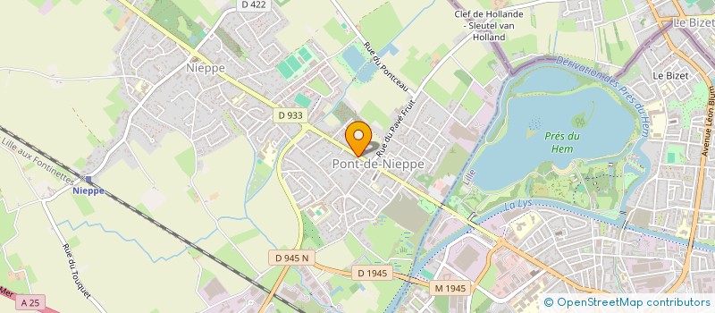 localisation de l'entreprise LEJEUNE  NIEPPE