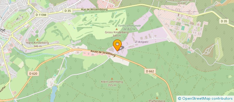 localisation de l'entreprise LEJEUNE BOIS ET DERIVEES à BITCHE