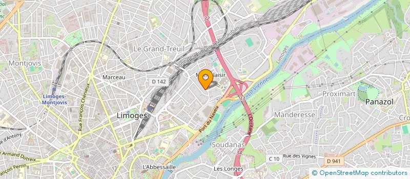 localisation de l'entreprise LEJEUNE-CATRISSE INDIVISION à LIMOGES