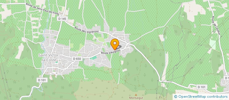 localisation de l'entreprise LEJEUNE ECS  SAINT-VICTOR-LA-COSTE