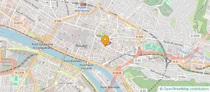 localisation de l'entreprise LEJEUNE-GEST à ROUEN