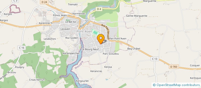 localisation de l'entreprise LEJEUNE INDIVISION à PONT-AVEN