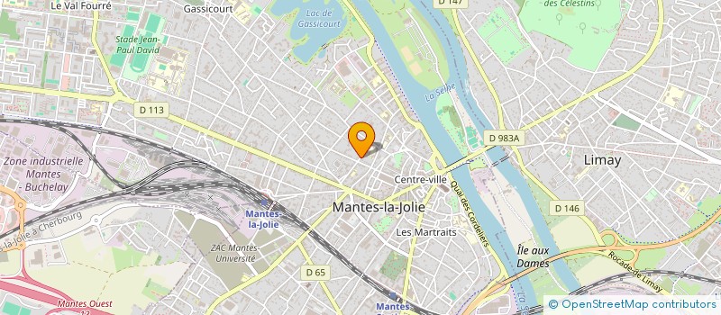 localisation de l'entreprise LEJEUNE LAURENT  MANTES-LA-JOLIE