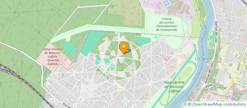 localisation de l'entreprise LEJOLY CONSEIL  MAISONS-LAFFITTE