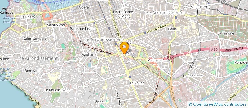 localisation de l'entreprise LEJUBAGIER à MARSEILLE