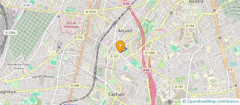 localisation de l'entreprise LEJUMO à ARCUEIL