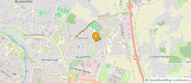localisation de l'entreprise LEJUSTETAUX.COM à POITIERS