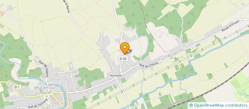 localisation de l'entreprise LEK INVESTISSEMENTS  VALLOIRE-SUR-CISSE