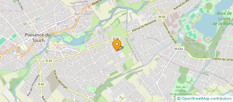 localisation de l'entreprise LEKADOBRI  PLAISANCE-DU-TOUCH