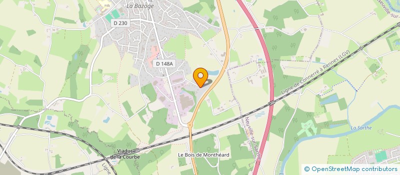 localisation de l'entreprise LEKAN  LA BAZOGE