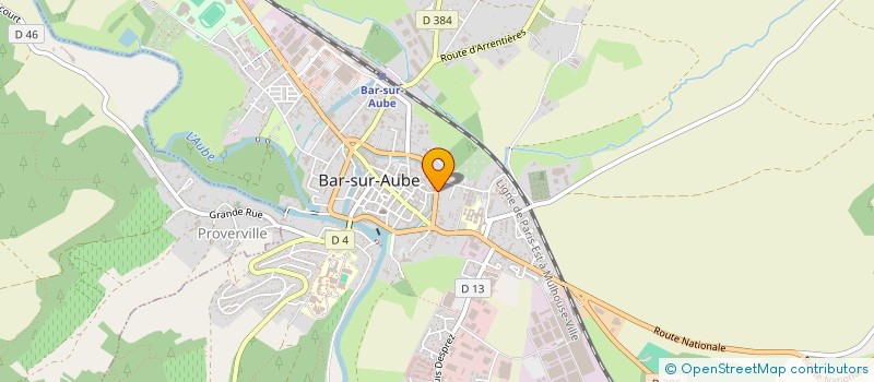 localisation de l'entreprise LEKEDI  BAR-SUR-AUBE