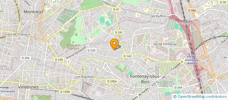 localisation de l'entreprise LEKOL FRANCE à FONTENAY-SOUS-BOIS